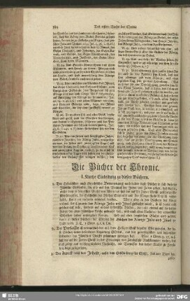 Die Bücher der Chronic