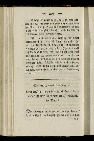 Ein und zwanzigstes Kapitel. - Vier und zwanzigstes Kapitel.
