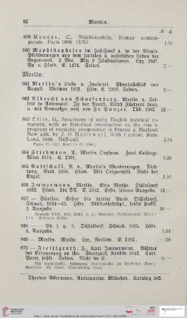 Mendes (Nr. 859 . 870)