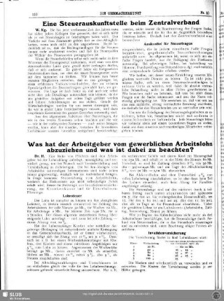 Was hat der Arbeitgeber vom gewerblichen Arbeitslohn abzuziehen und was ist dabei zu beachten?