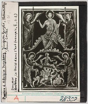 Psalter der Königin Ingeborg: Jüngstes Gericht, Auferstehung. Chantilly, Musée Condé