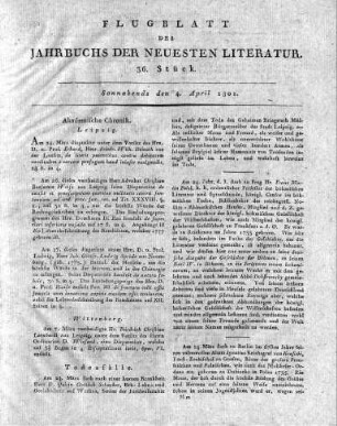 1801-04-04 : 36. Stück