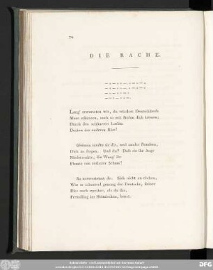 Die Rache.