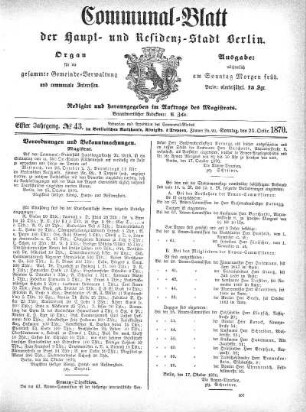 1870,43: No. 43, 29. Oktober 1870