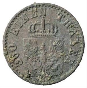 Fundmünze, Pfennig, 1850