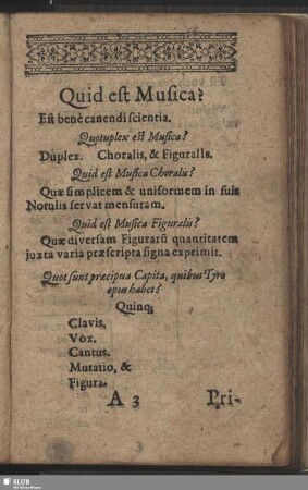 Quid est Musica?
