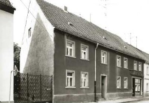 Belgern, Mühlenberger Straße 50. Wohnhaus, Ackerbürgerhaus (1751/1800). Straßenansicht