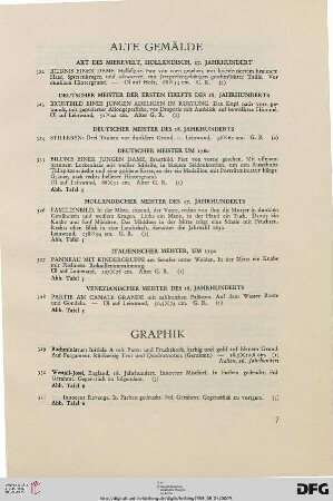 Graphik (Nr. 329-335)