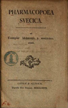 Pharmacopoea Suecica