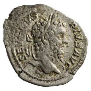Münze, Denar, 210 n. Chr.