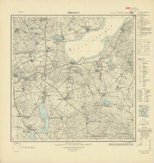 2341 (alte Nr.: 949) Dahmen, Meßtischblatt (4cm - Karte)