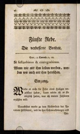 98-122, Fuenfte Rede