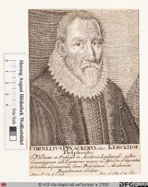 Bildnis Cornelis van Pijnacker (eig. van Kerkhoffe)