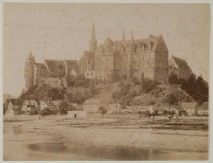 Meißen. Burgberg mit Albrechtsburg (1471-1500) und Dom (beg. um 1260)