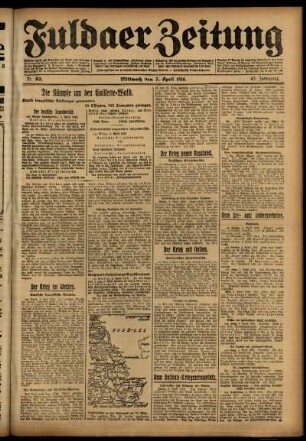 Ausgabe vom Mittwoch, den 05. April 1916.