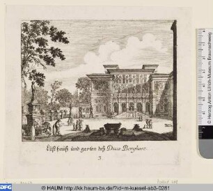 Lusthauß und garten desz Duca Borghese
