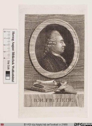 Bildnis Johann Friedrich Tiede