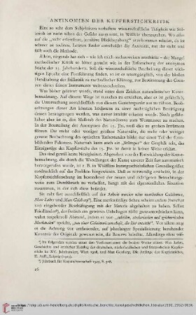 3/4: Antinomien der Kupferstichkritik