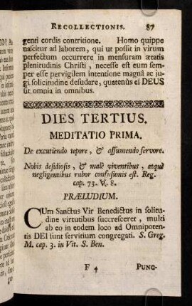 87-98, Meditatio Prima.