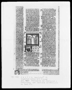 Digestum vetus mit Glosse — Verlobung, Folio 280verso