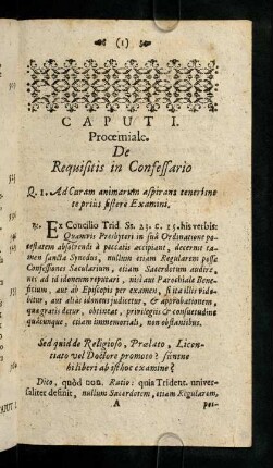1-Oo8v, Tribunal Confessariorum Et Ordinandorum