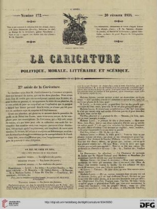 Numéro 172 (20 Février 1834)