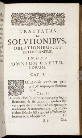 Index Omnium Capitulorum.