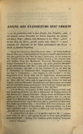 Die Evangelien : oder Marcus und die Synopsis der kanonischen und ausserkanonischen Evangelien nach dem ältesten Text mit historisch -exegetischem Commentar