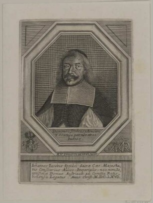 Bildnis des Iohannes Iacobus Speidel