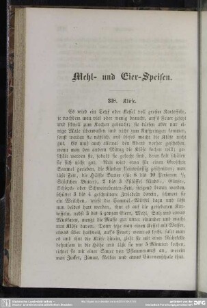 Mehl- und Eier-Speisen