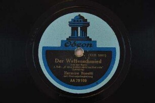 Der Waffenschmied : Arie der Marie, 2. Teil: "S' mag freilich nicht so übel sein" / (Lortzing)