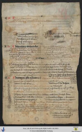 Lateinisch-deutsches Anniversarbuch, Fragment