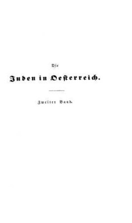 In: Die Juden in Oesterreich ; Band 2