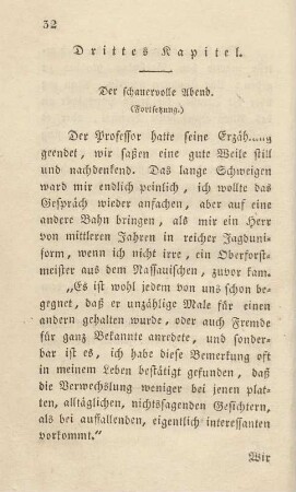 Drittes Kapitel. Der schauervolle Abend. (Fortsetzung.)