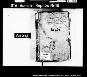 Vormundschaft über die Kinder des verstorbenen B.E. Kettler zu Grimersum