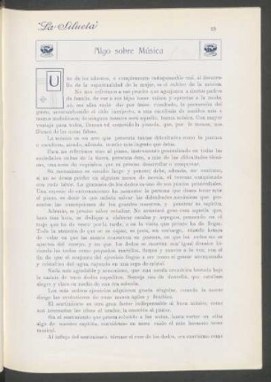 Algo sobre música