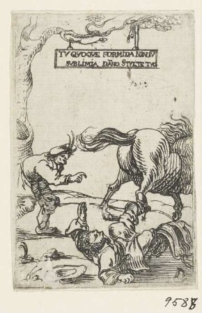 Gefühl (abgeworfener Reiter), aus: "Fünf Sinne"