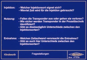 Fragestellungen
