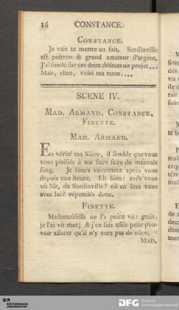 Acte Premier: Scene IV.