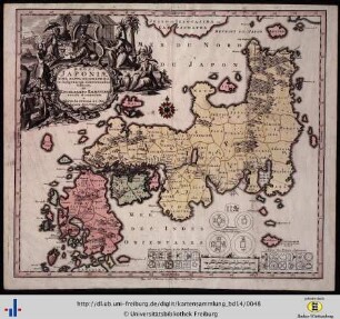 Regni Japoniae nova mappa geographica.