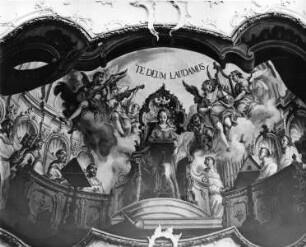Dominikaner singen mit Maria das Te Deum laudamus