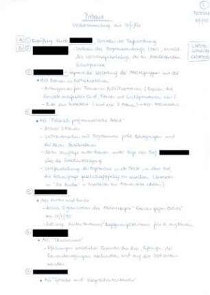 Protokoll : Vollversammlung am 10/1/90