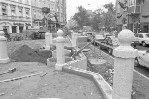 Ludwigsplatz. Umbau des westlichen Teils