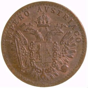 Münze, 3 Centesimi, 1852