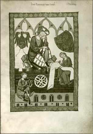 Manessische Handschrift 9 Z Reinmar von Zwenten