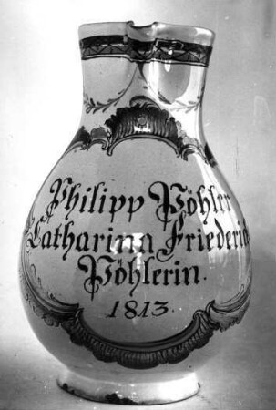 Birnkrug: Namenszug
