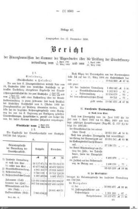 Hauptfinanzetat 1891-1893