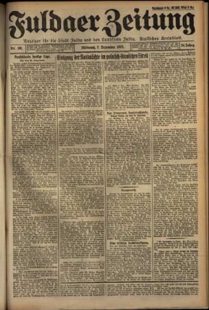 Ausgabe vom Mittwoch, den 07. Dezember 1927.