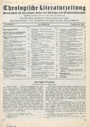81-88 Die Predigt als Seelsorge