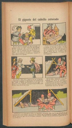 El gigante del cabello colorado - [Cómic]